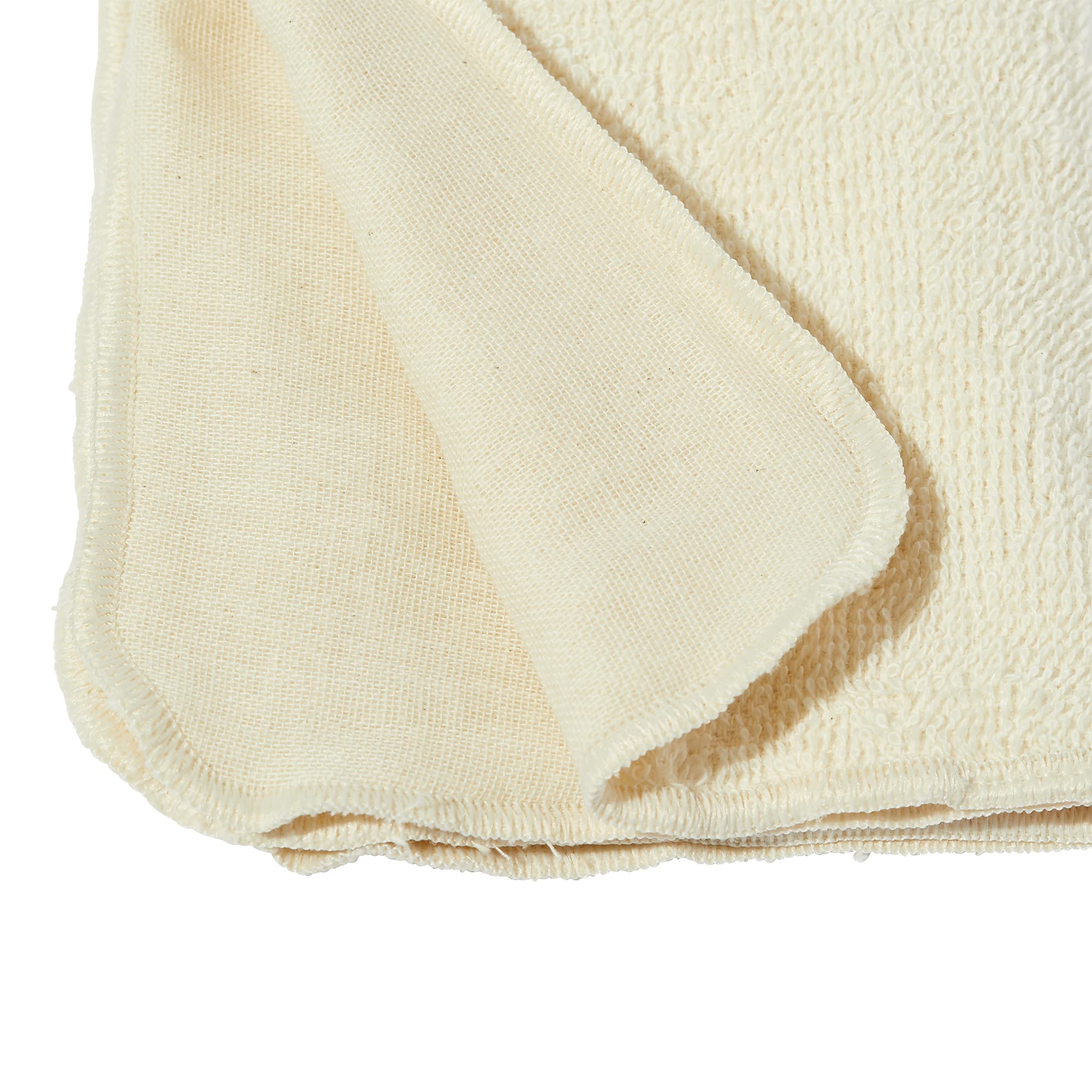 Pai Skincare cloth in use removing makeup from eye area for gentle cleansing benefit