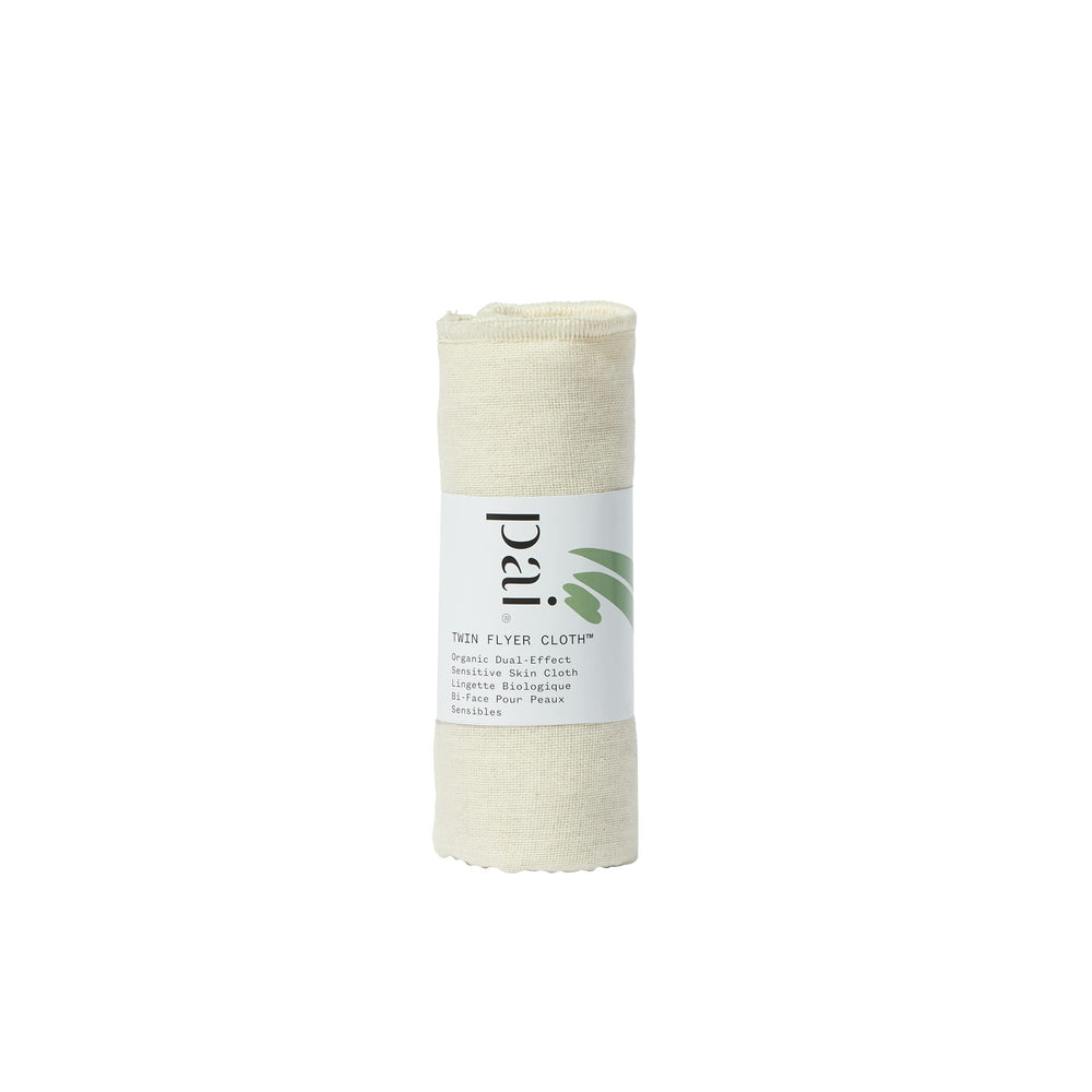 Pai Skincare close-up of muslin texture revealing gentle exfoliation benefit