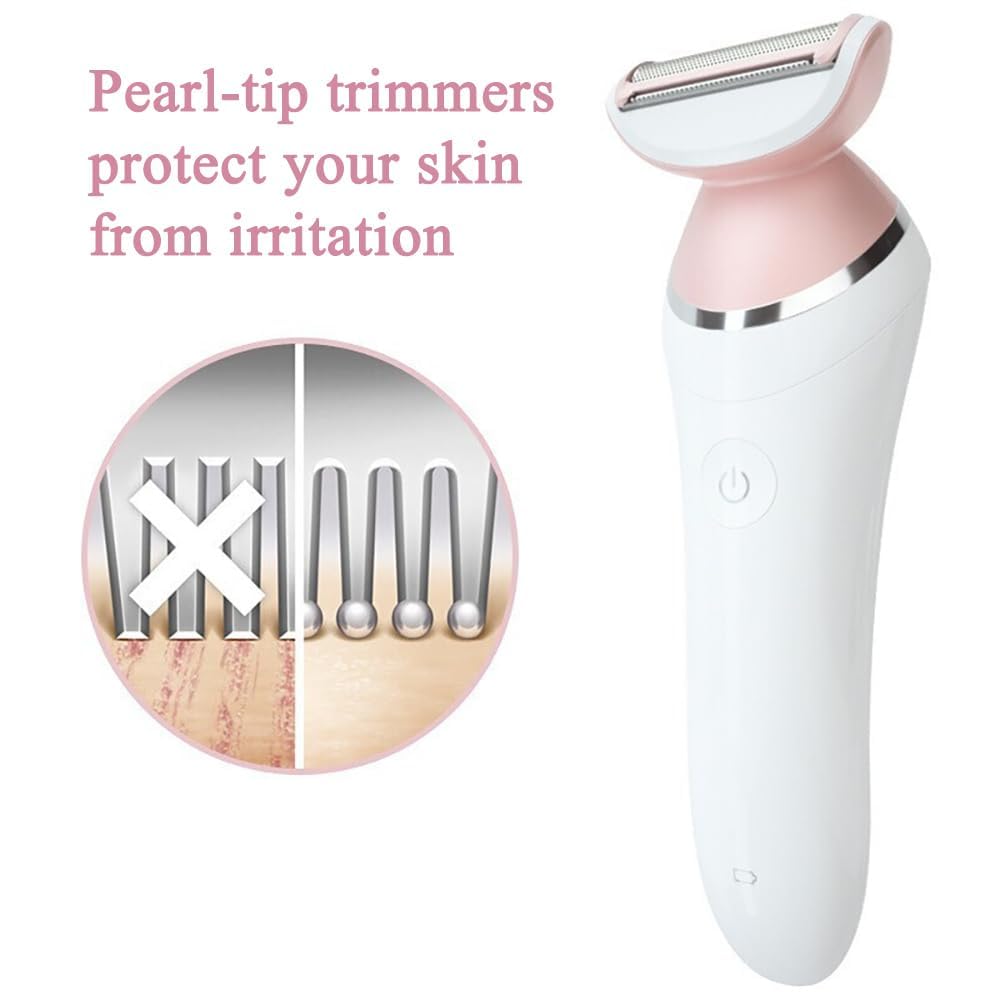 PAI4LEISI head snapped on Philips shaver demonstrating proper fit benefit