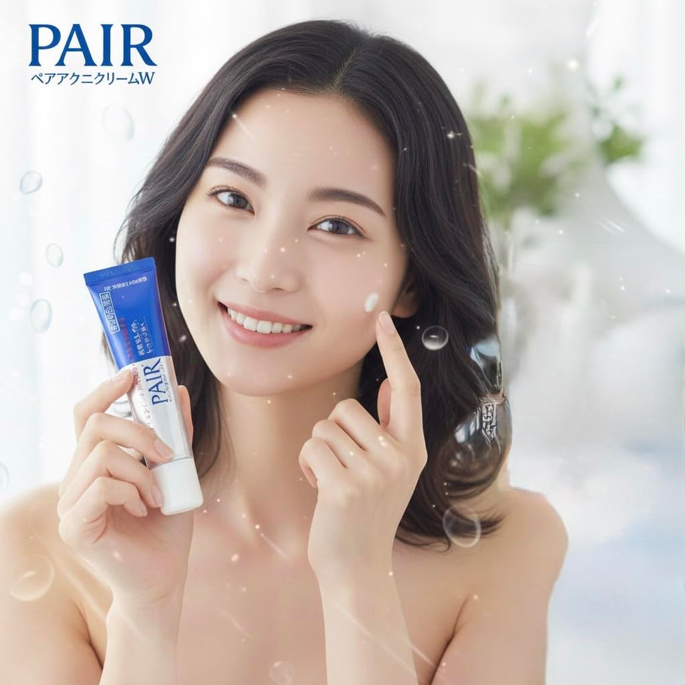 PAIR acne cream texture on skin demonstrating lightweight absorption and comfort