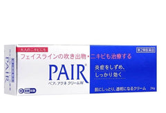 Generic Pair acne cream front packaging showing jar and label for quick identification and trust