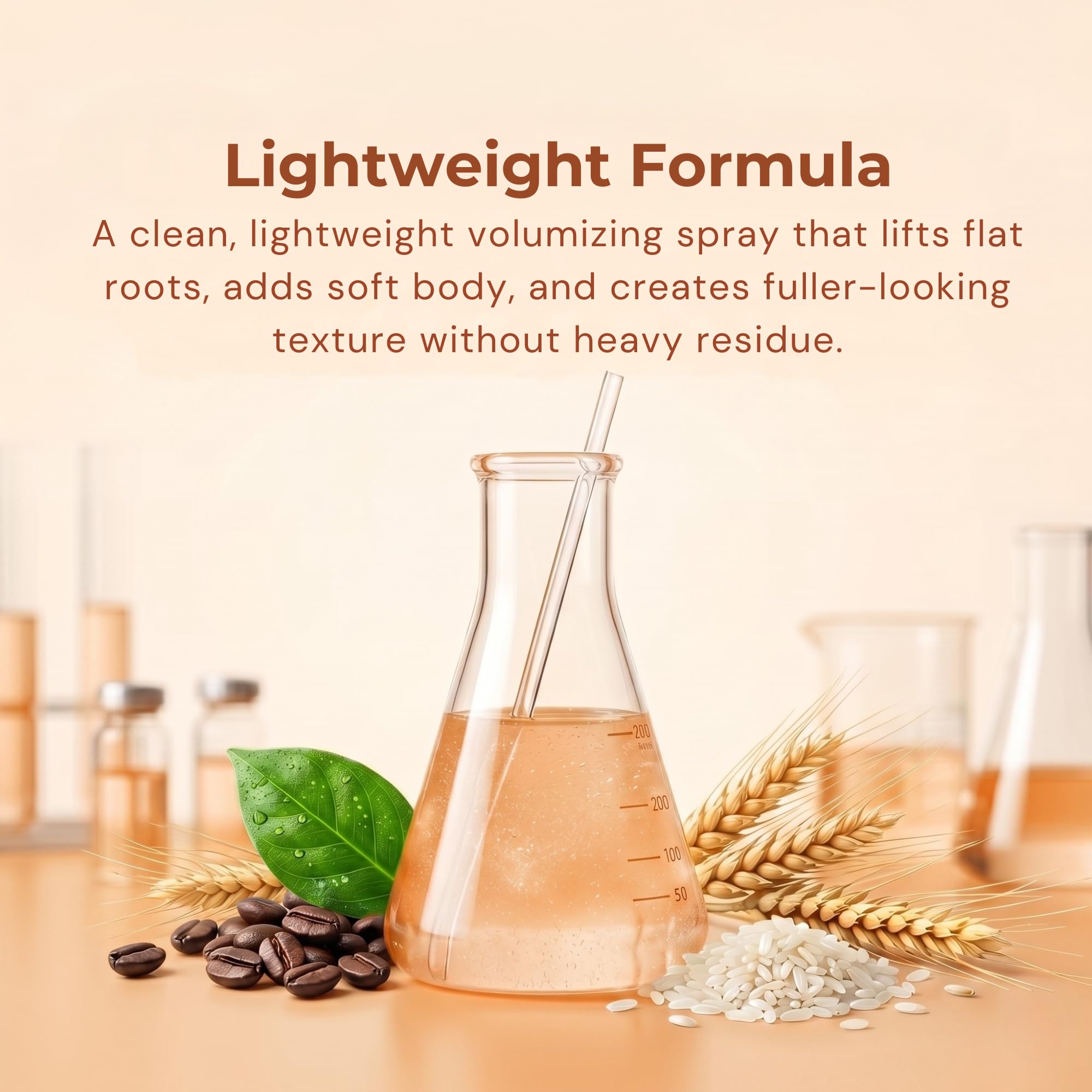Paisle Botanics biotin and caffeine ingredients displayed for strengthening benefit