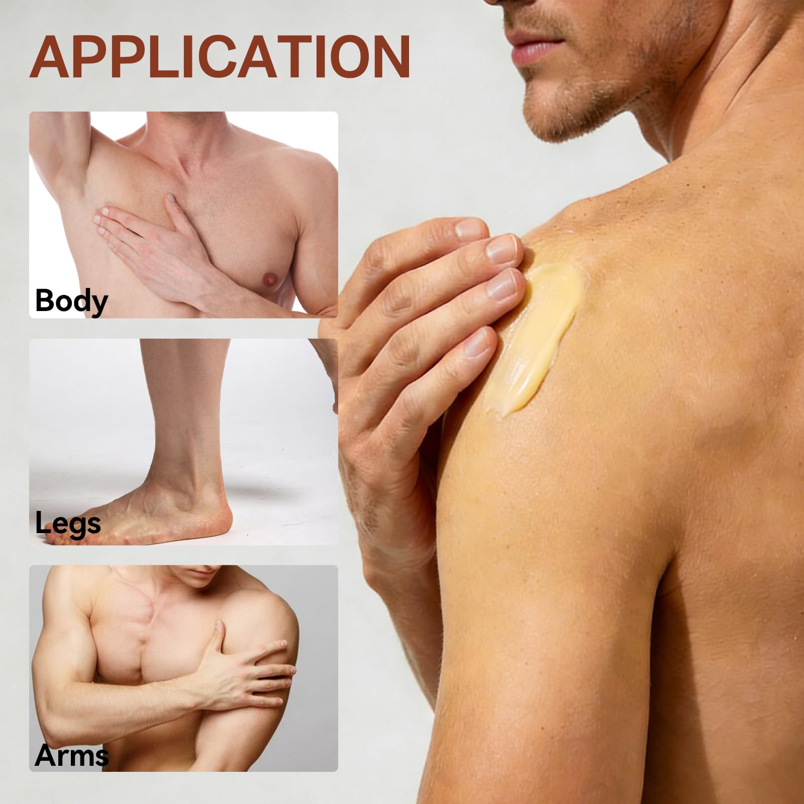 Paistely lifestyle man applying after shower for hydrated skin