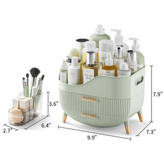 Pajiriona open drawer filled with palettes and lipsticks for tidy storage