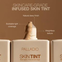 Palladio texture close-up highlighting hydrating, smooth formula benefit