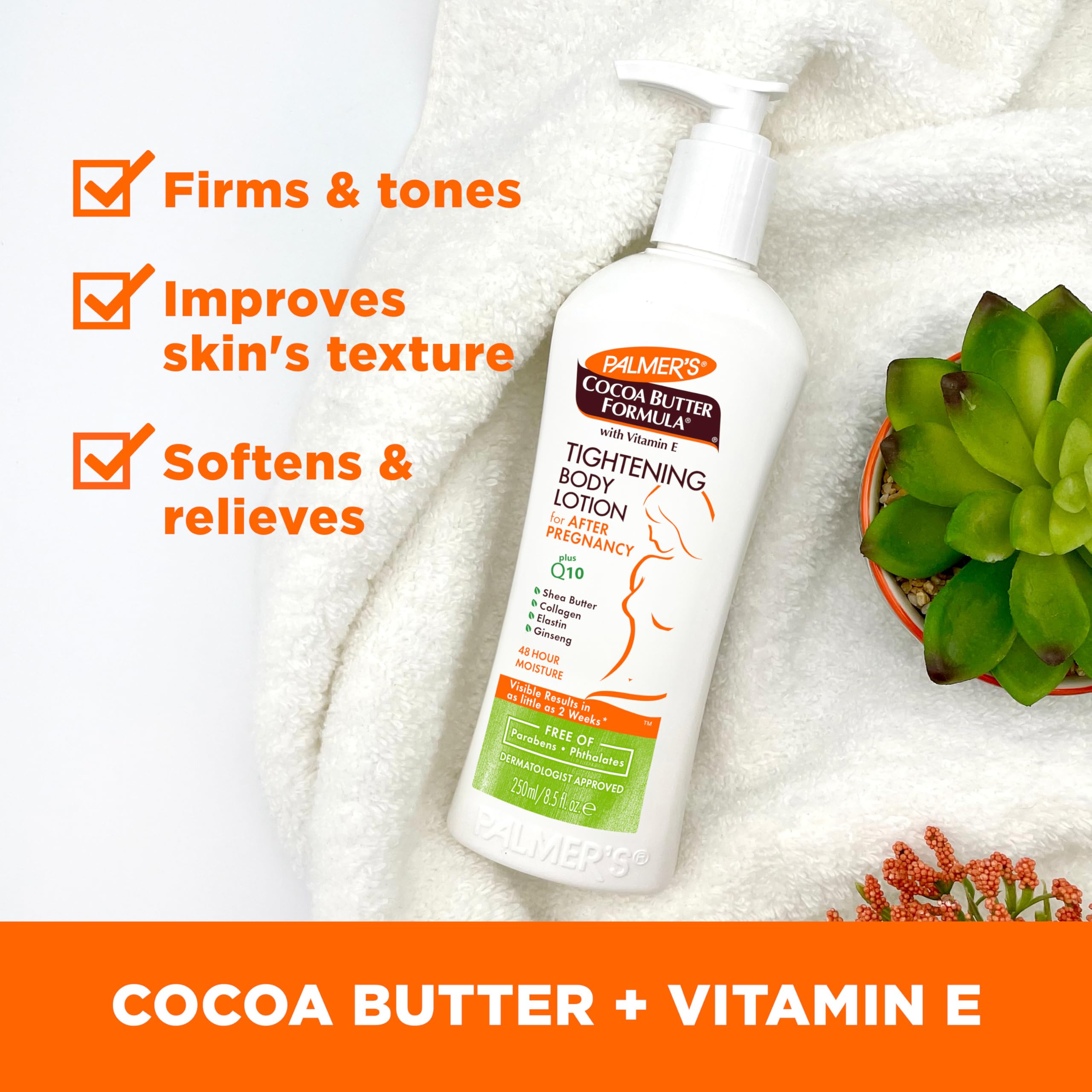 Palmer's hand applying butter to skin demonstrating deep moisturizing benefit