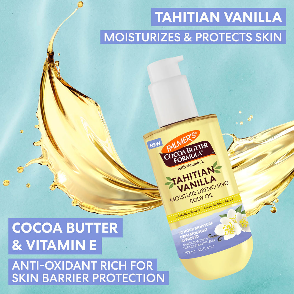 Palmer's ingredient label close-up emphasizing natural cocoa butter