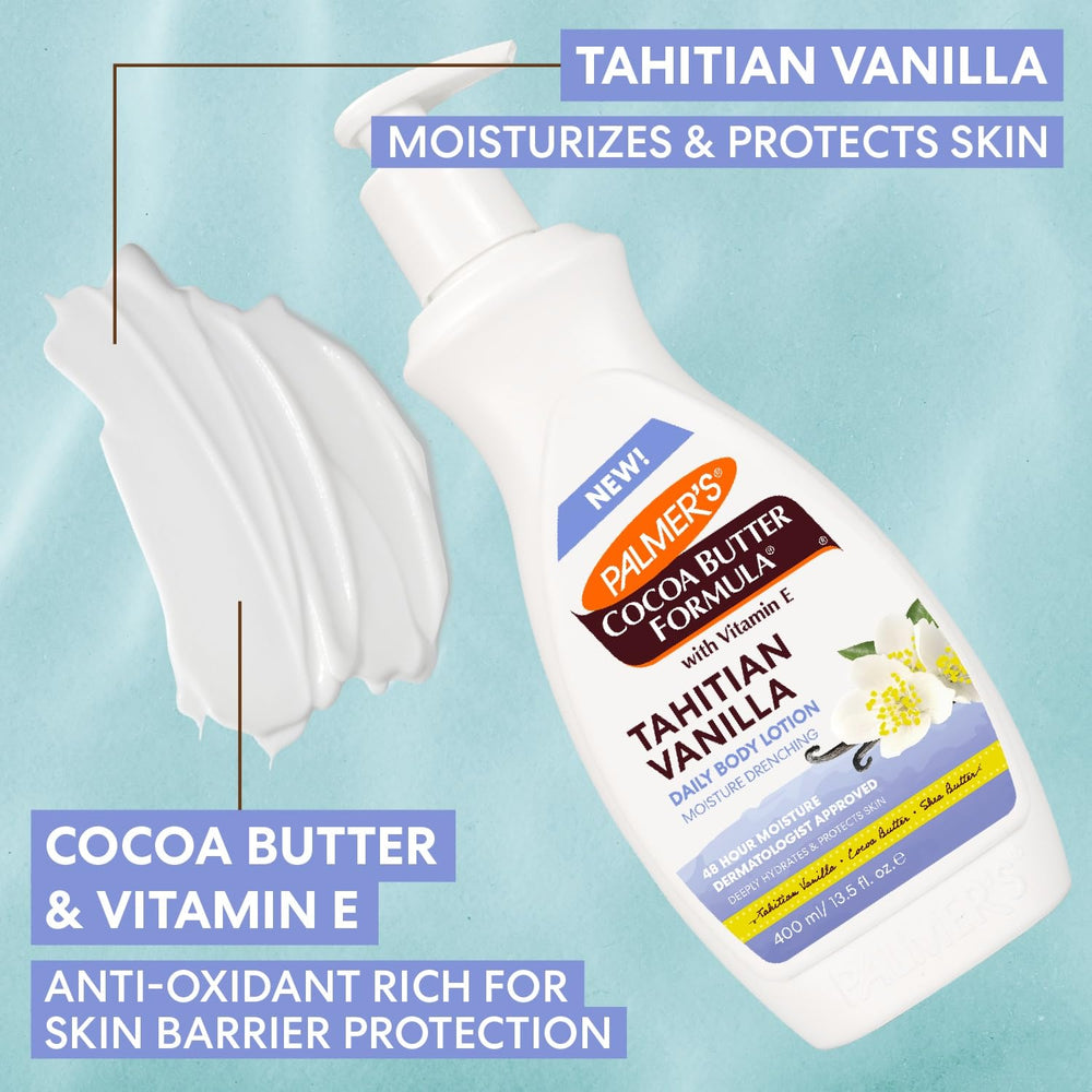 Hand holding bottles to show Palmer's travel-ready size and convenience
