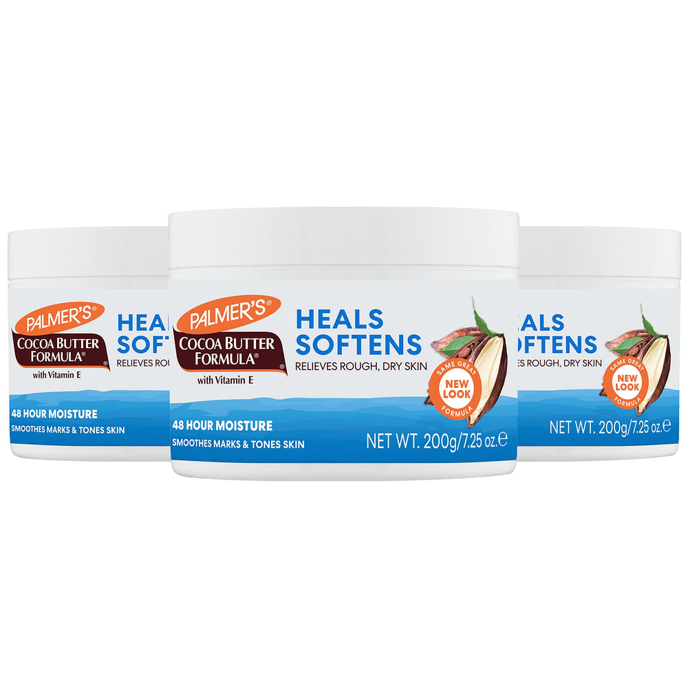 Palmer's solid cocoa butter front packaging showing compact balm and brand