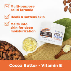 Palmer's melted balm on skin demonstrating fast absorption and deep hydration