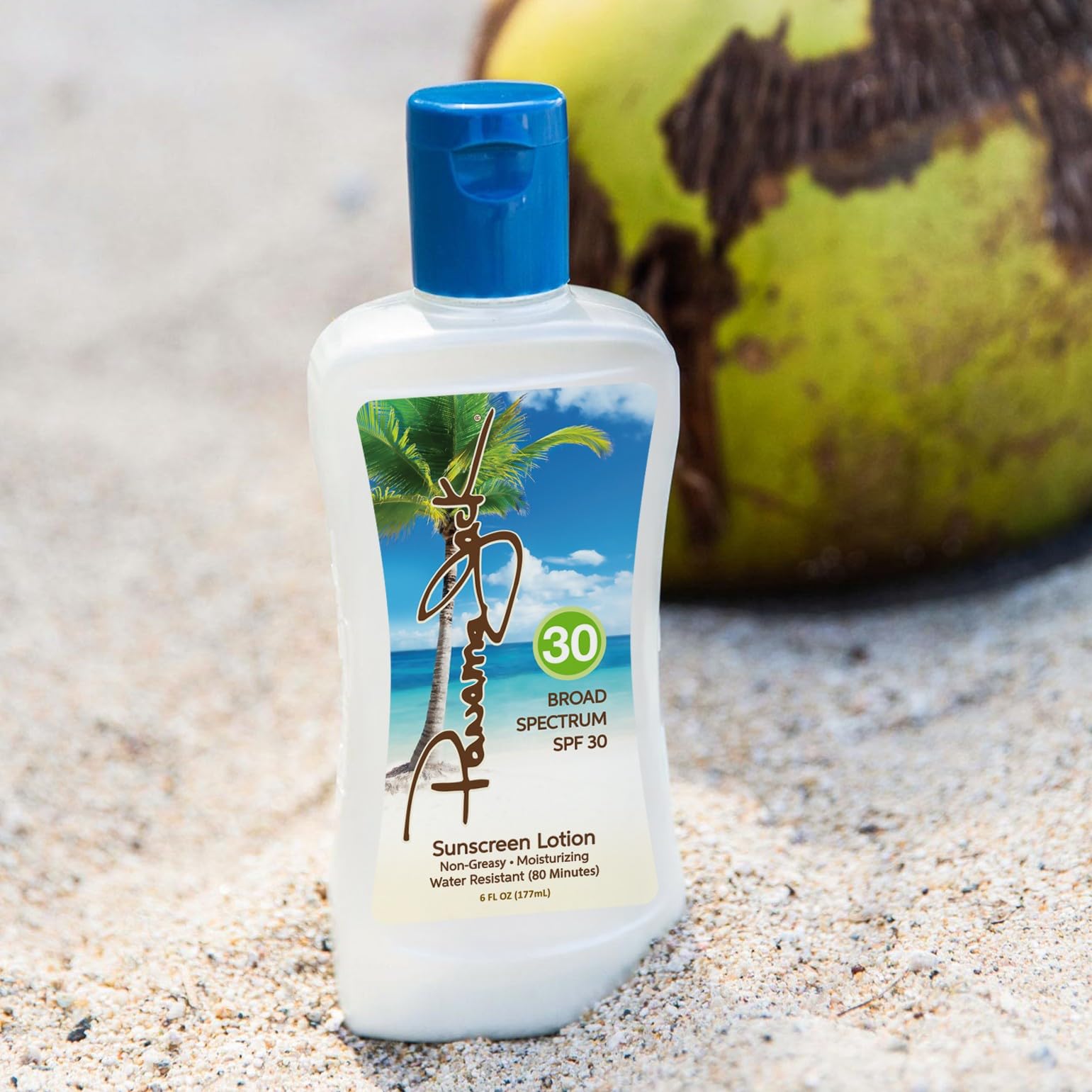 Close-up of Panama Jack ingredient label highlighting free-from claims for ingredient-conscious buyers