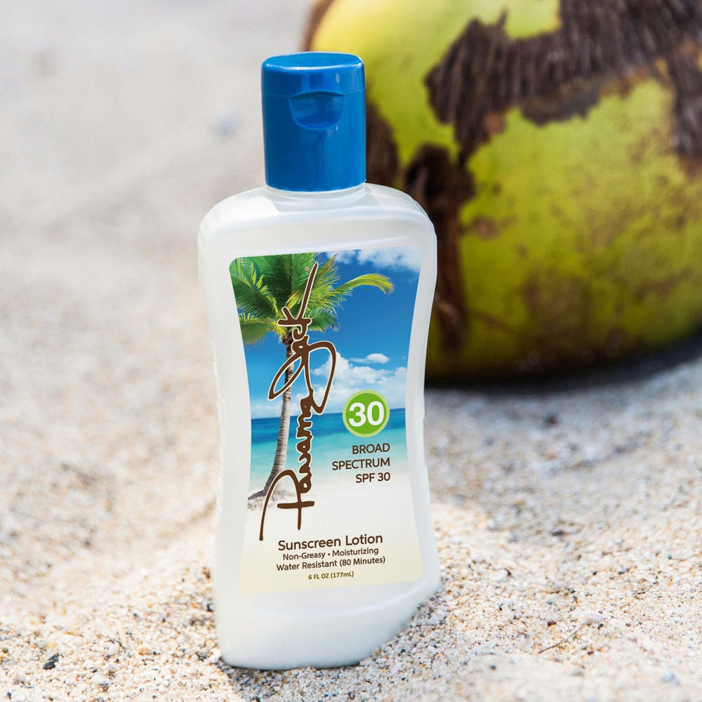 Close-up of Panama Jack ingredient label highlighting free-from claims for ingredient-conscious buyers