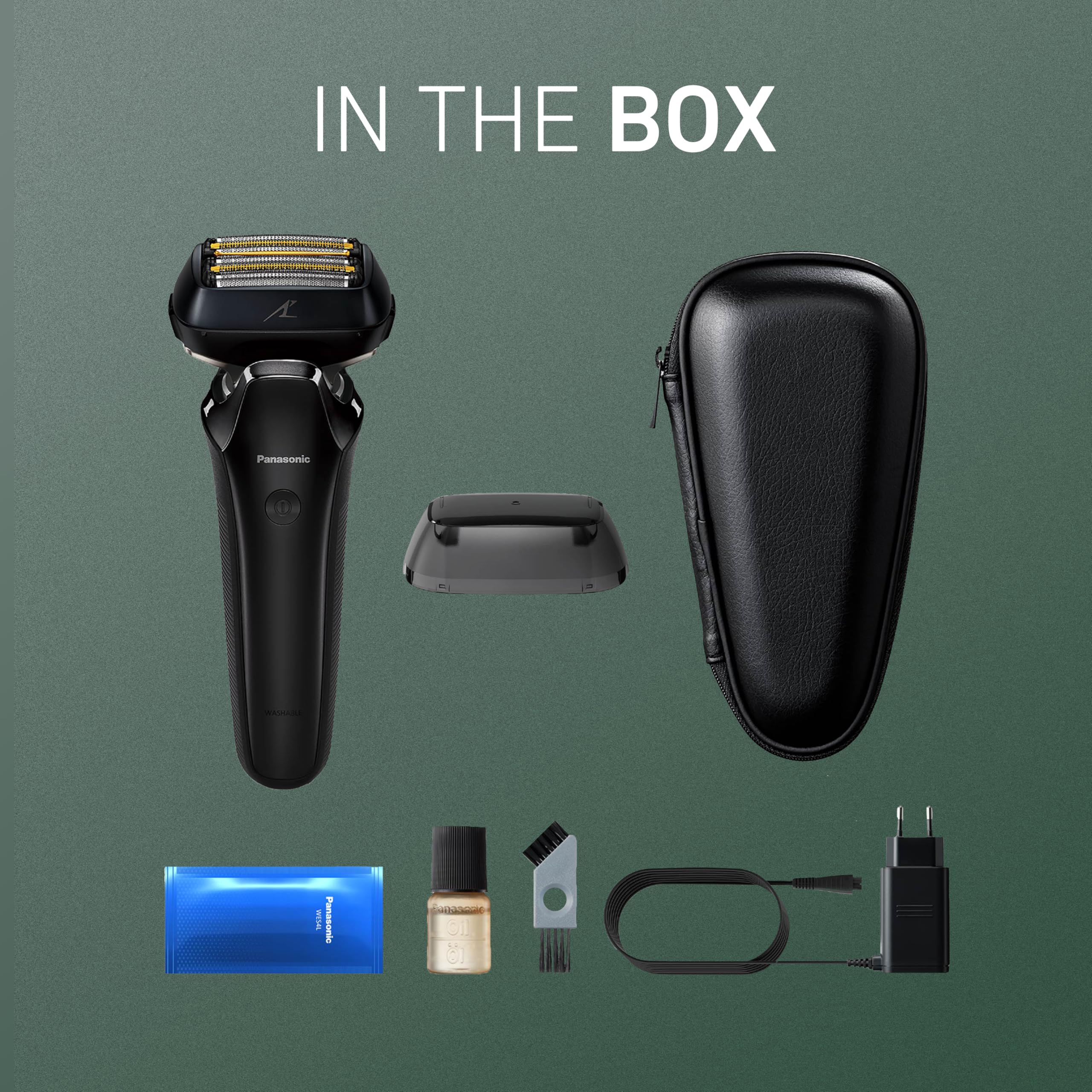Panasonic ARC6 matte black body showing textured grip for secure handling