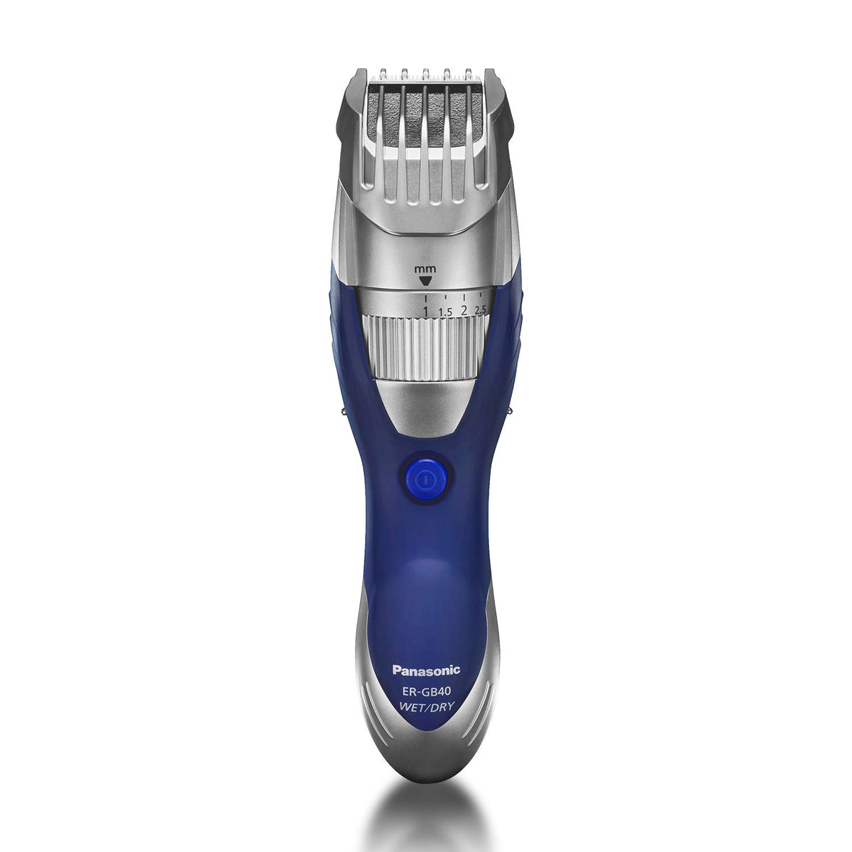 Panasonic ER-GB40-S front view showing compact design and quick adjust dial benefit