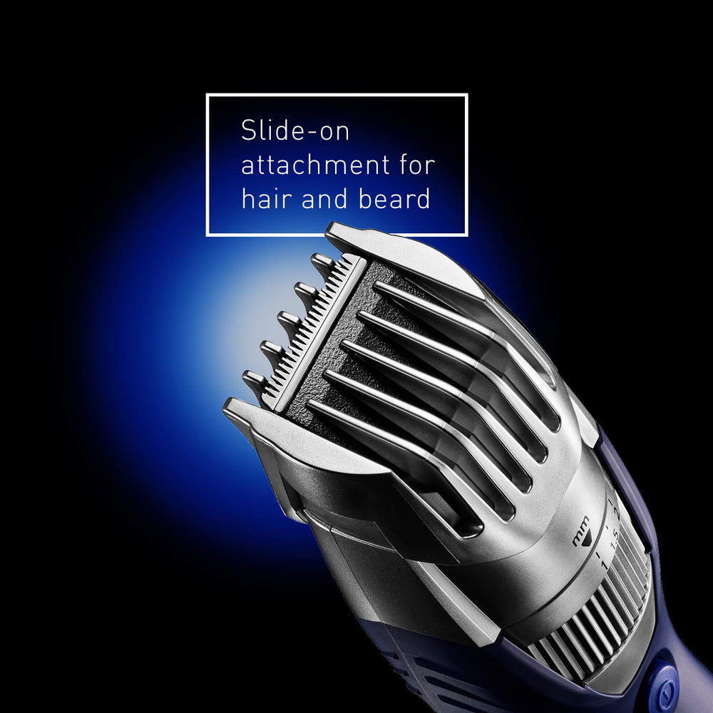 Panasonic ER-GB40-S held in hand to show size and comfortable ergonomics on the go