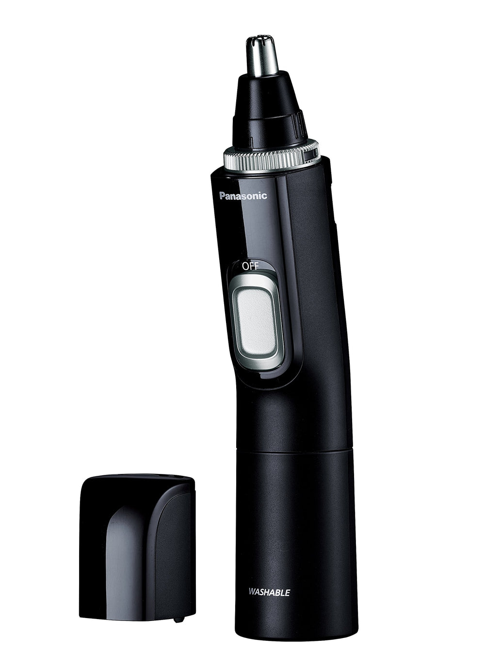 Panasonic ER-GN70-K front view showing compact trimmer and ergonomic grip for easy handling