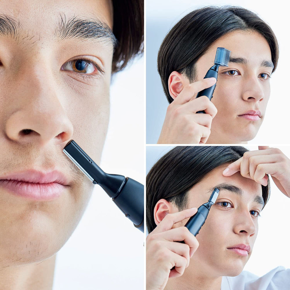 Panasonic flexible swing head close-up demonstrating contouring action