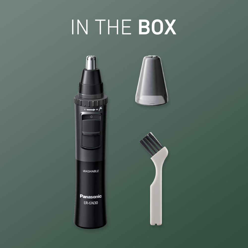 Panasonic packed in a travel kit to show portability and grooming on the go