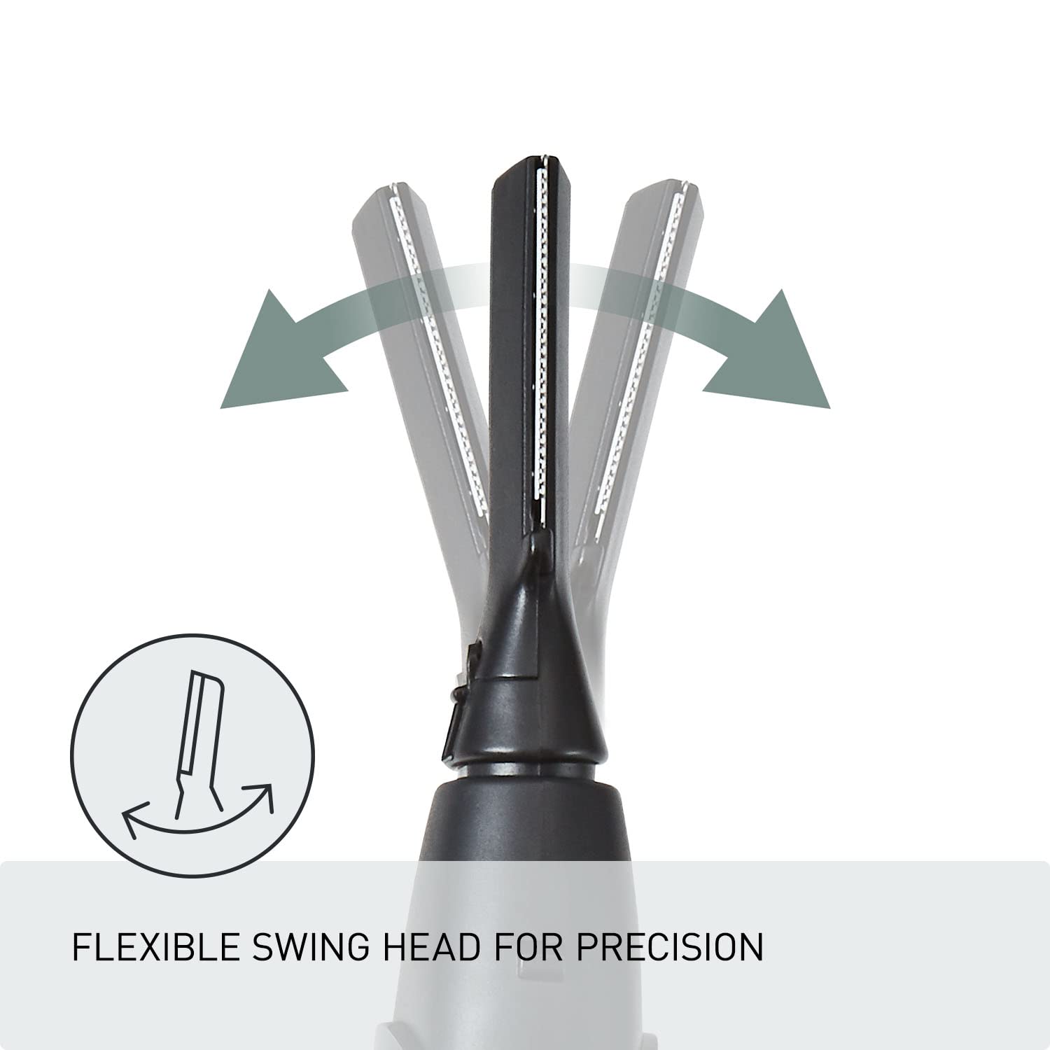 Panasonic rounded dual blades detail minimizing skin irritation