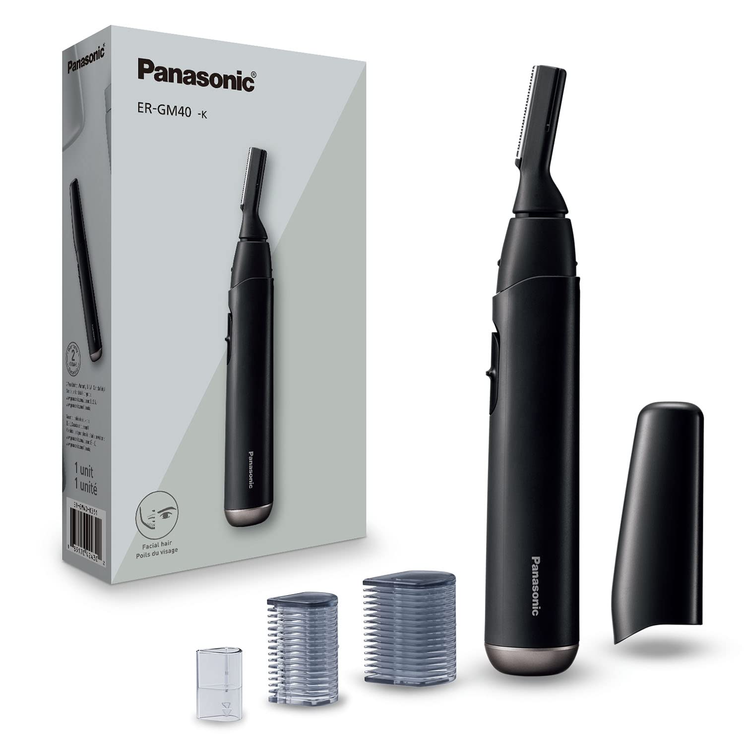 Panasonic trimmer used in shower showing waterproof convenience