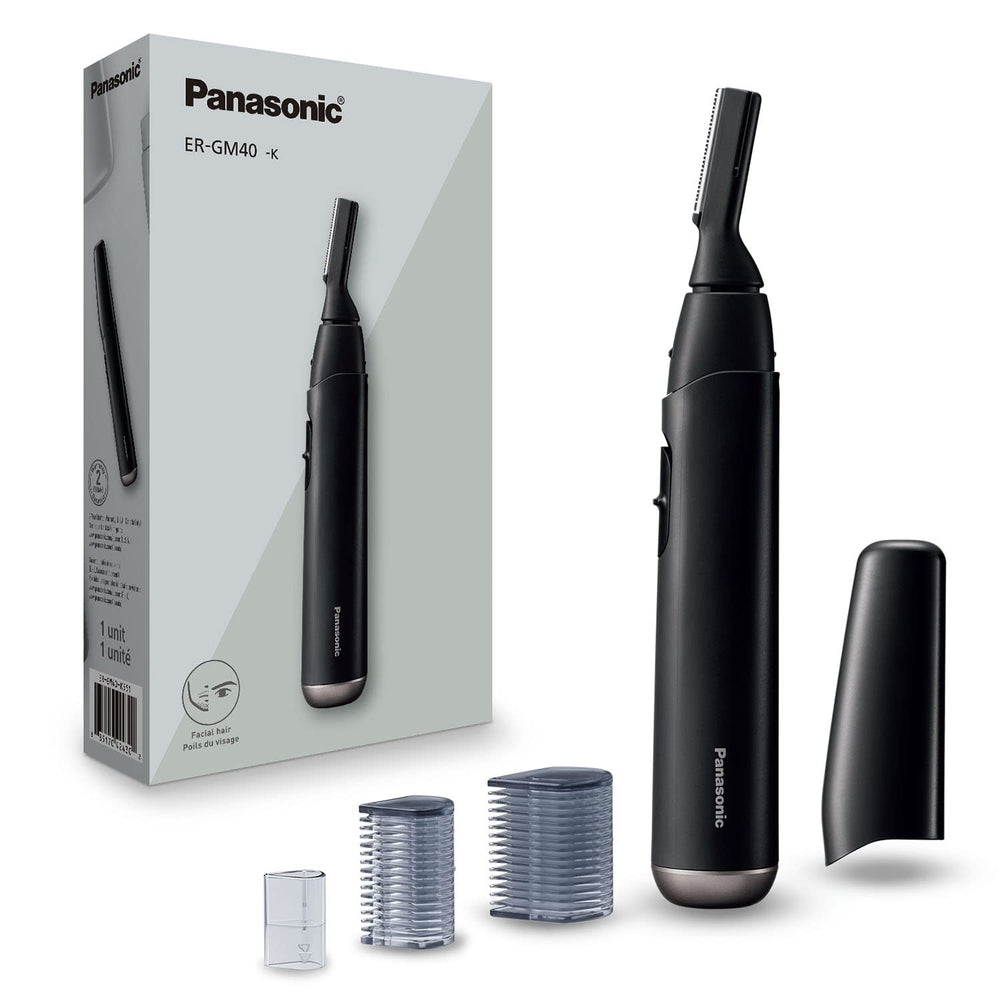 Panasonic trimmer used in shower showing waterproof convenience