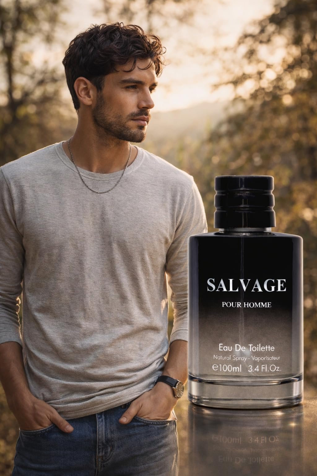 PANIM worn on a man in casual outfit illustrating everyday confident scent
