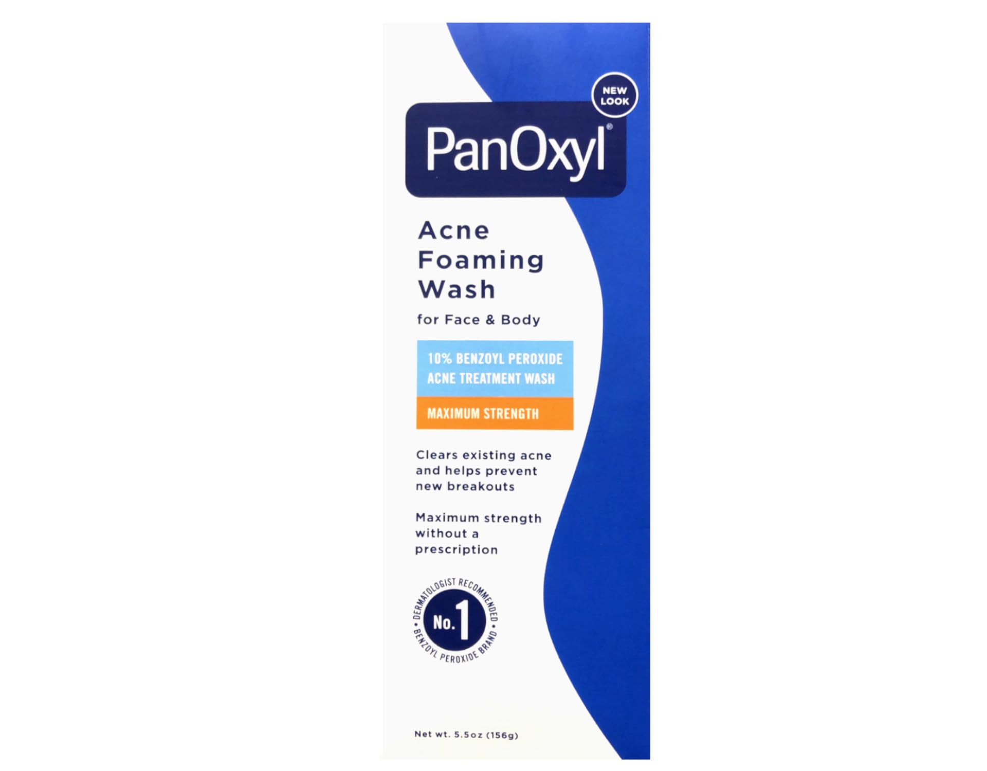 PanOxyl close-up of foamy texture and tube nozzle showing effective cleansing action