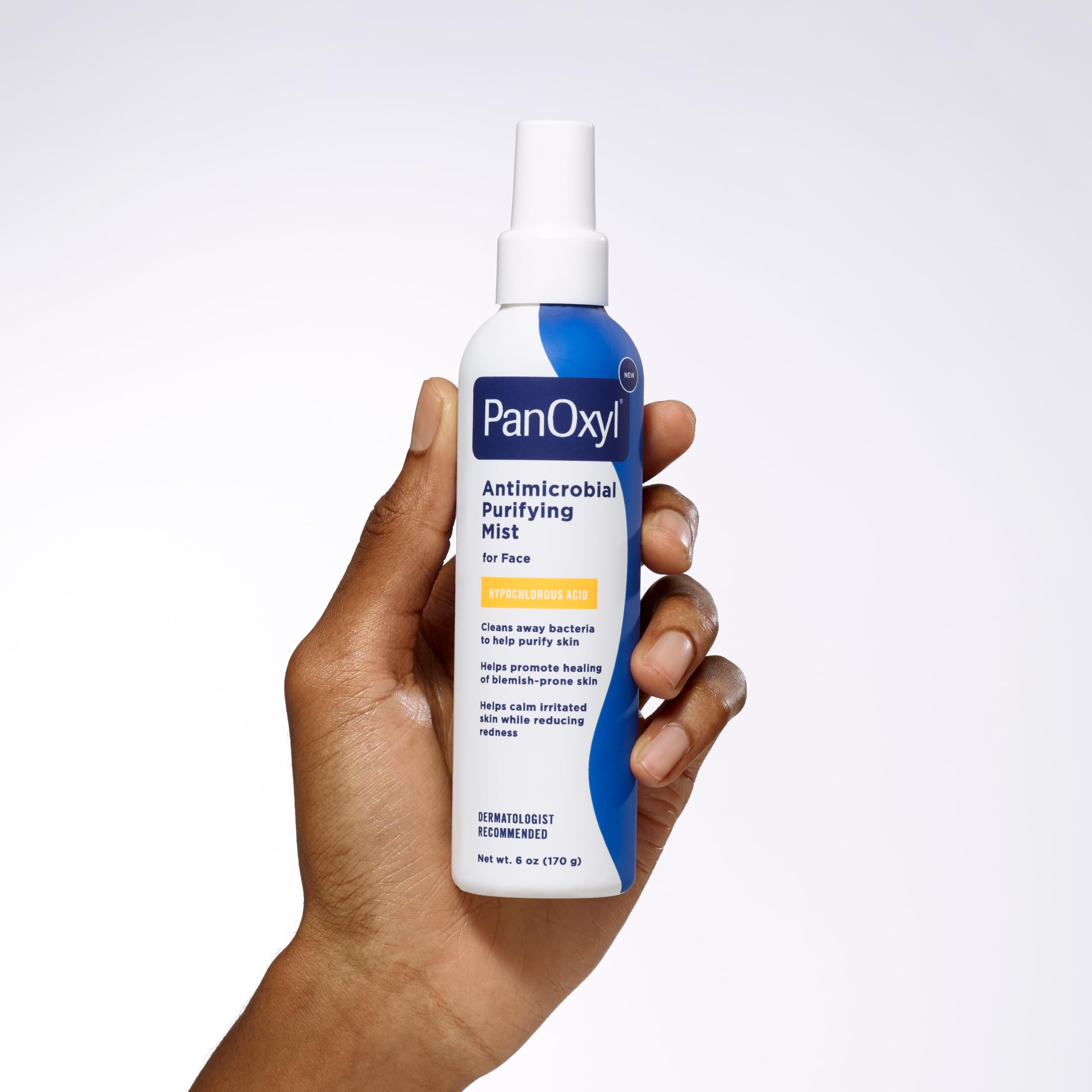 Document-style image representing PanOxyl clinical test results and efficacy reassurance benefit