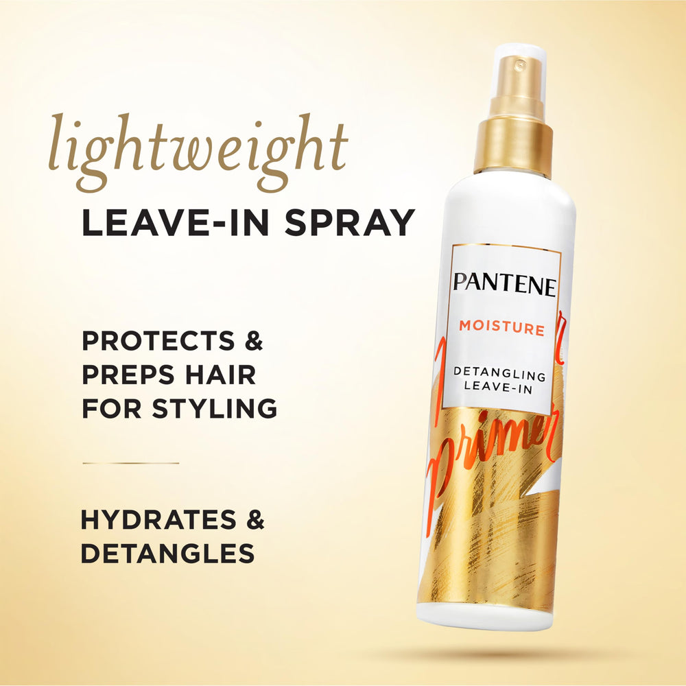 Pantene close-up of spray nozzle demonstrating fine mist for even application
