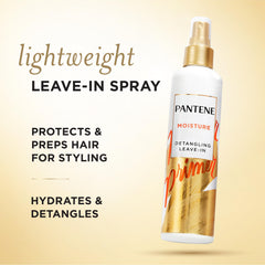 Pantene close-up of spray nozzle demonstrating fine mist for even application