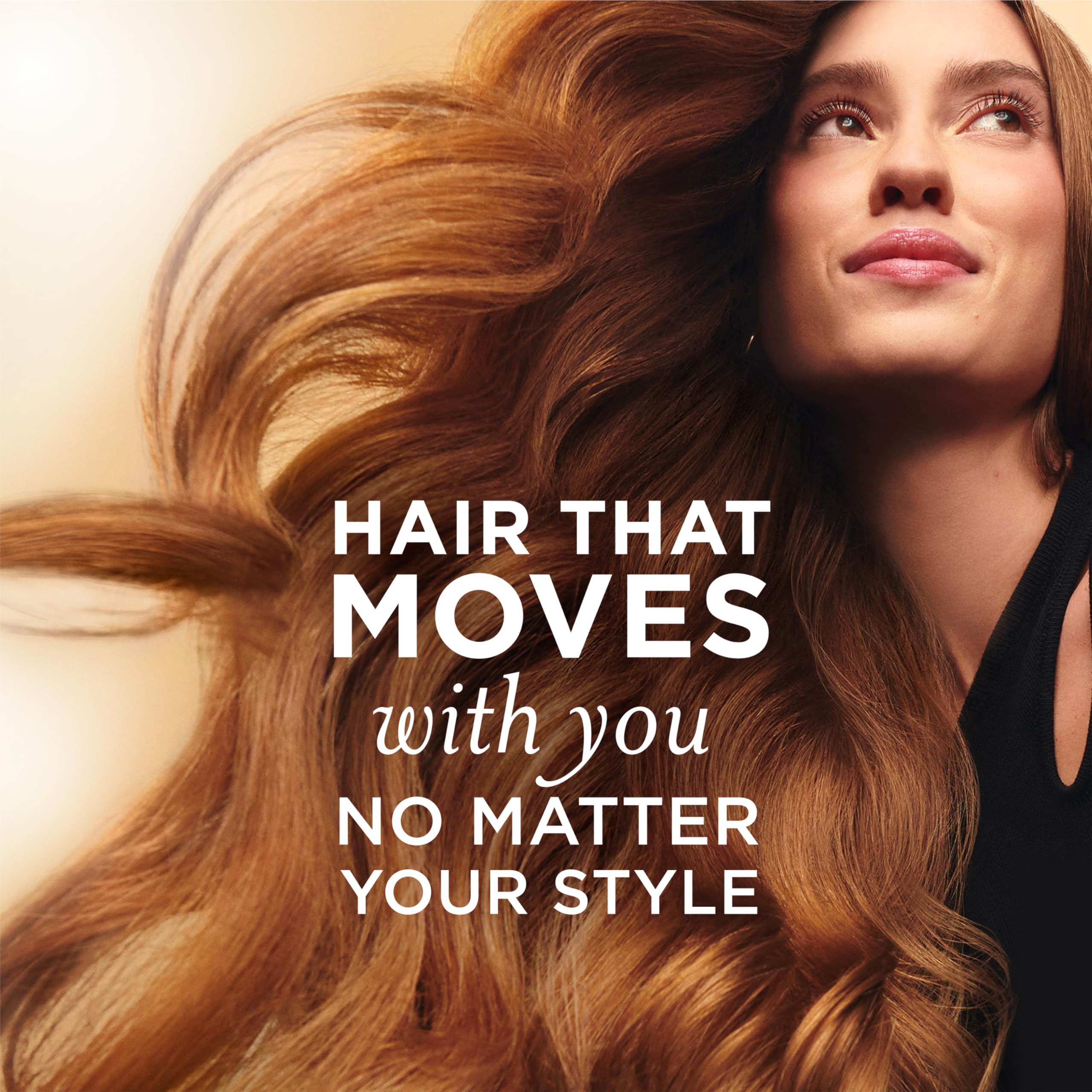Pantene applied to dry hair for quick refresh and restyle without weighing down