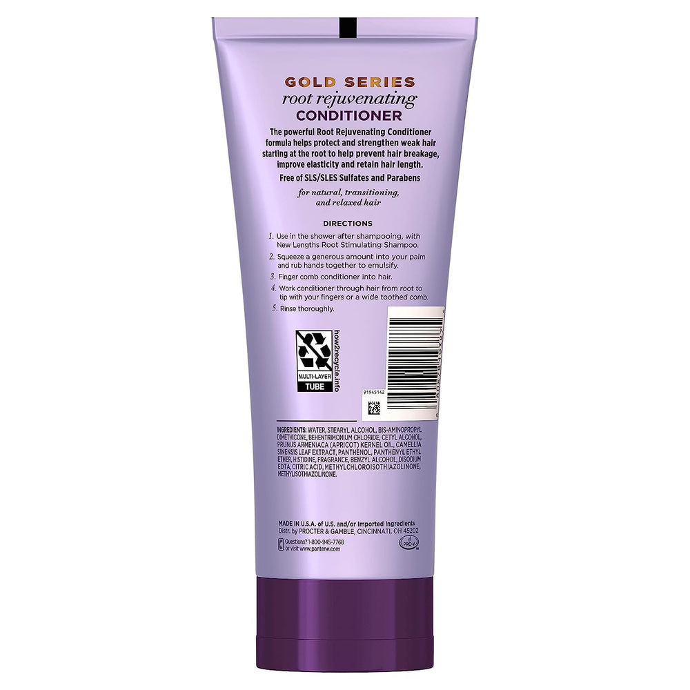 Pantene Gold Series pump dispensing conditioner for easy use