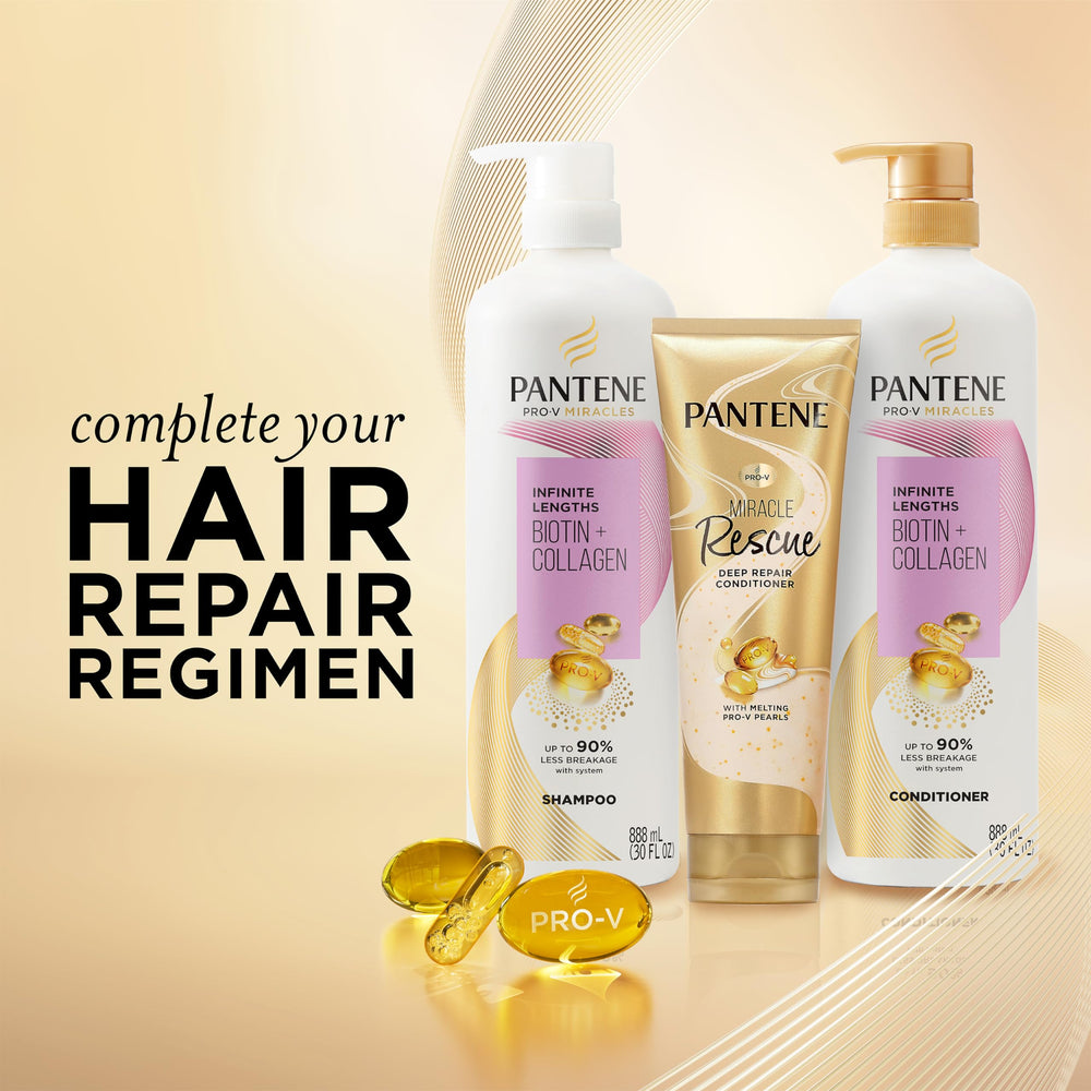 Pantene bottles on retail shelf highlighting recognizable branding and value benefit