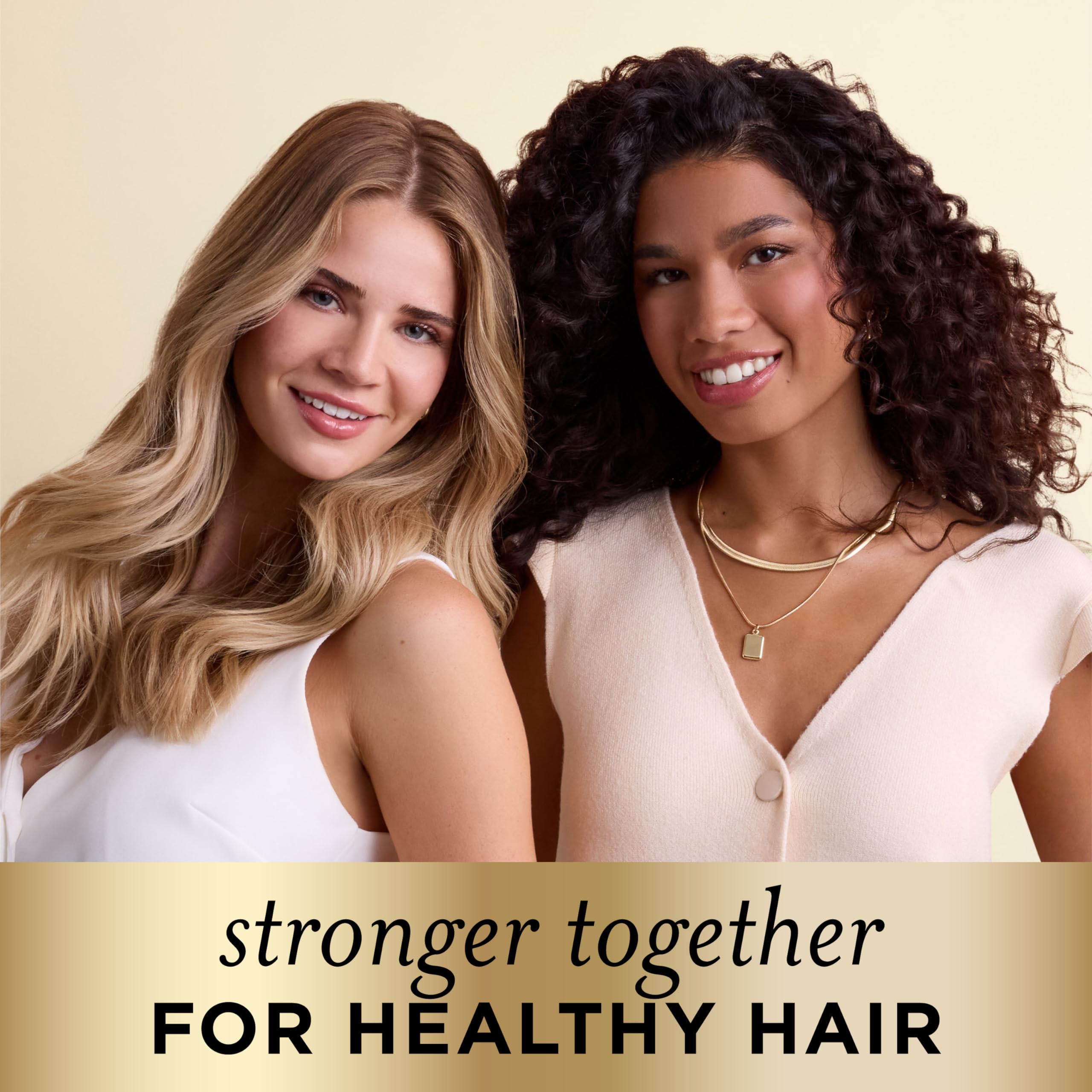 Pantene visual of vitamin E and antioxidants promoting hair protection
