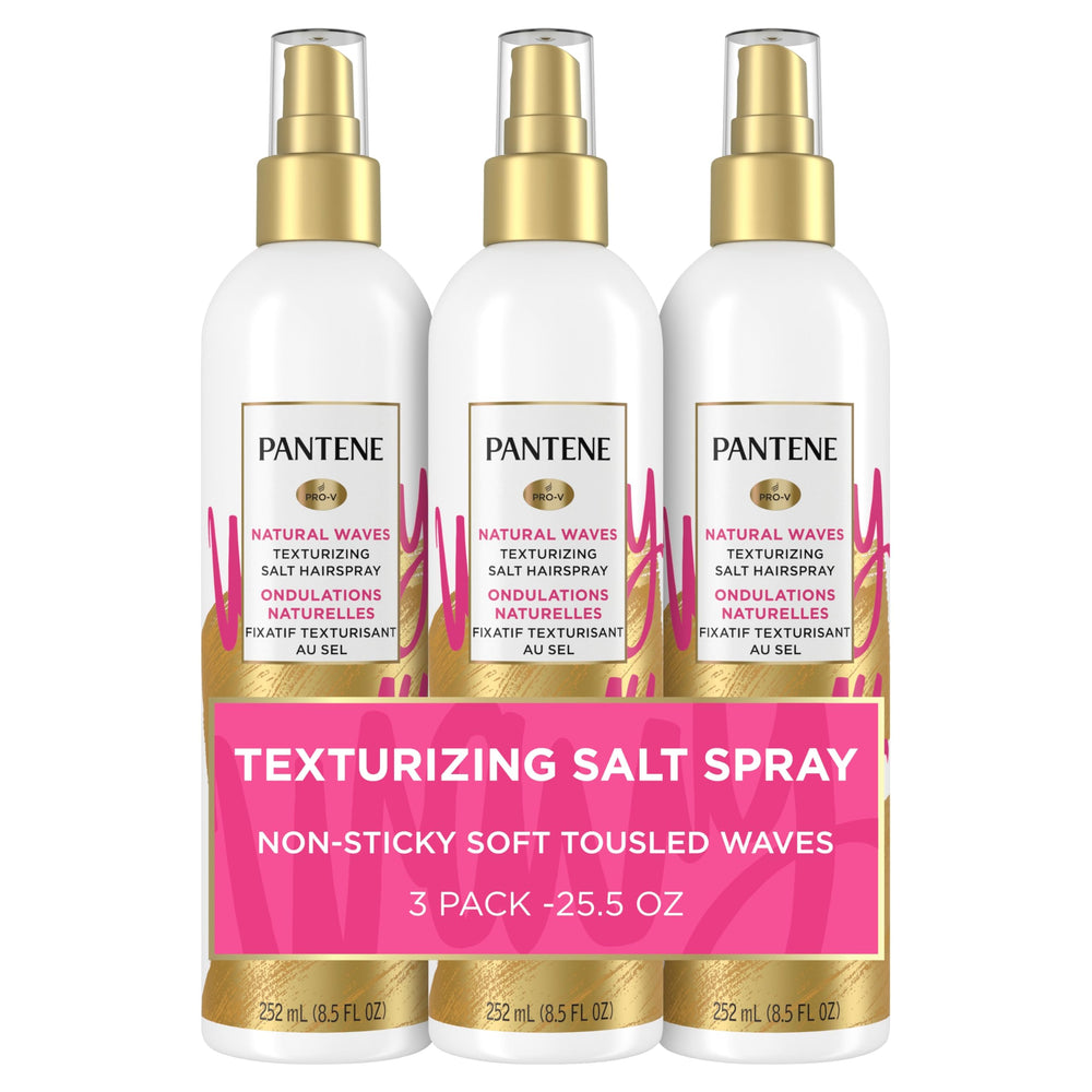 Pantene Natural Waves front packaging shows volume and easy styling benefit