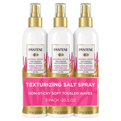 Pantene Natural Waves front packaging shows volume and easy styling benefit