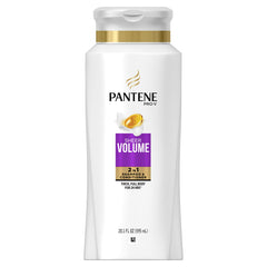 Pantene bottle front label showing product name and benefit