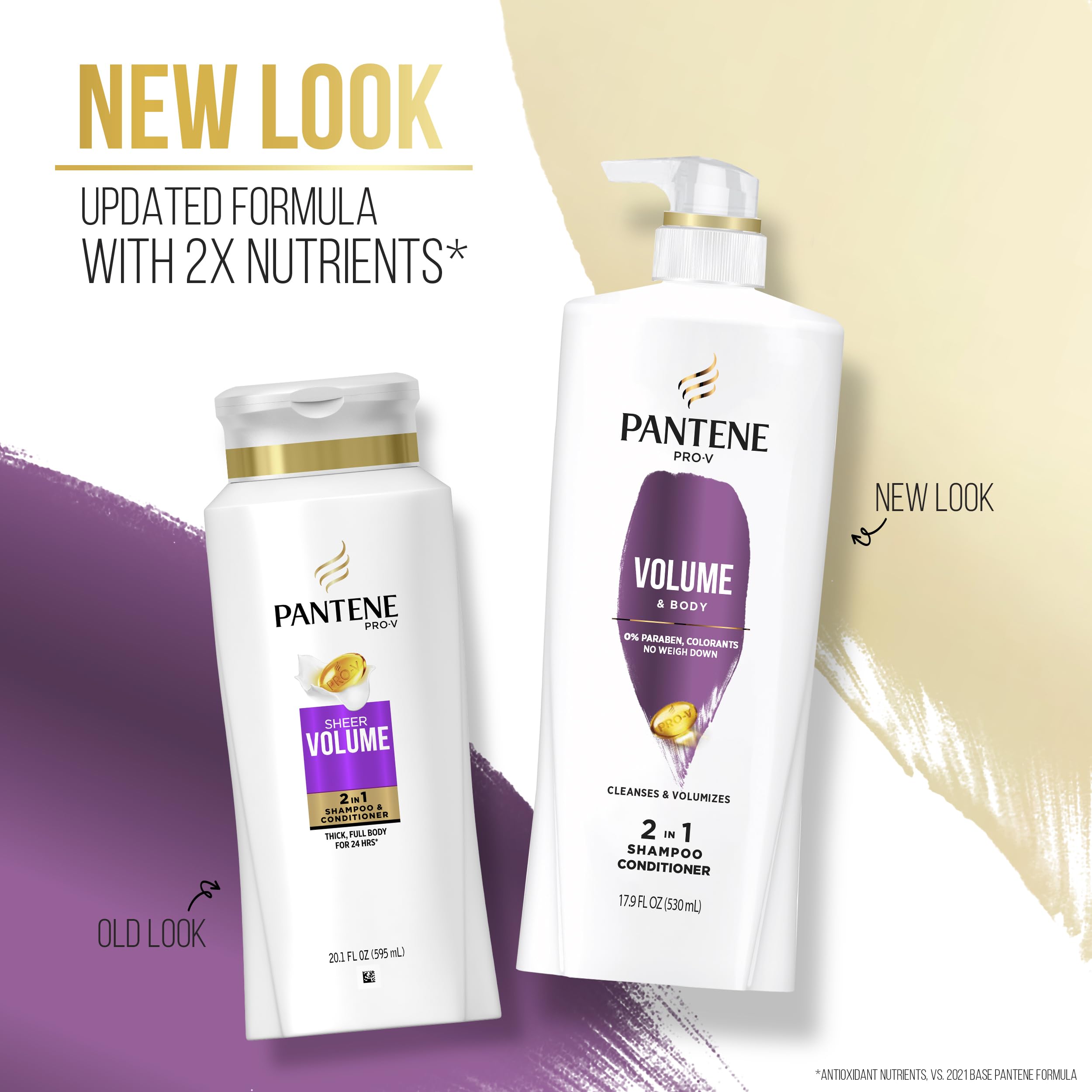 Creamy lather texture from Pantene product demonstrating cleansing and softening