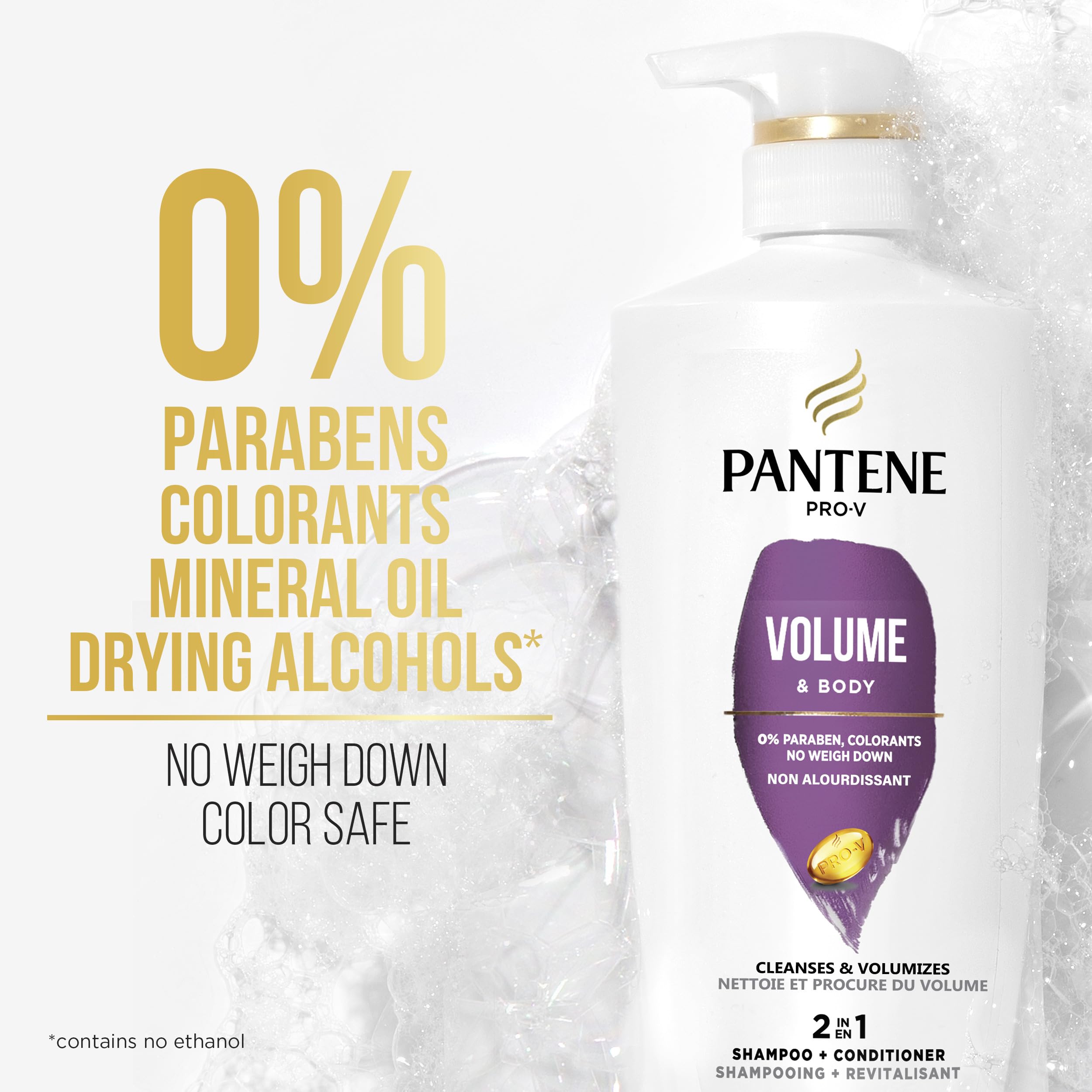 Pantene bottle on shower shelf indicating everyday accessibility and storage