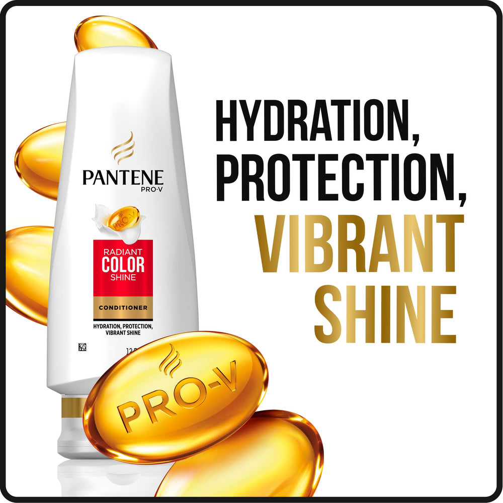 Pantene Radiant Color Shine creamy conditioner texture for easy application
