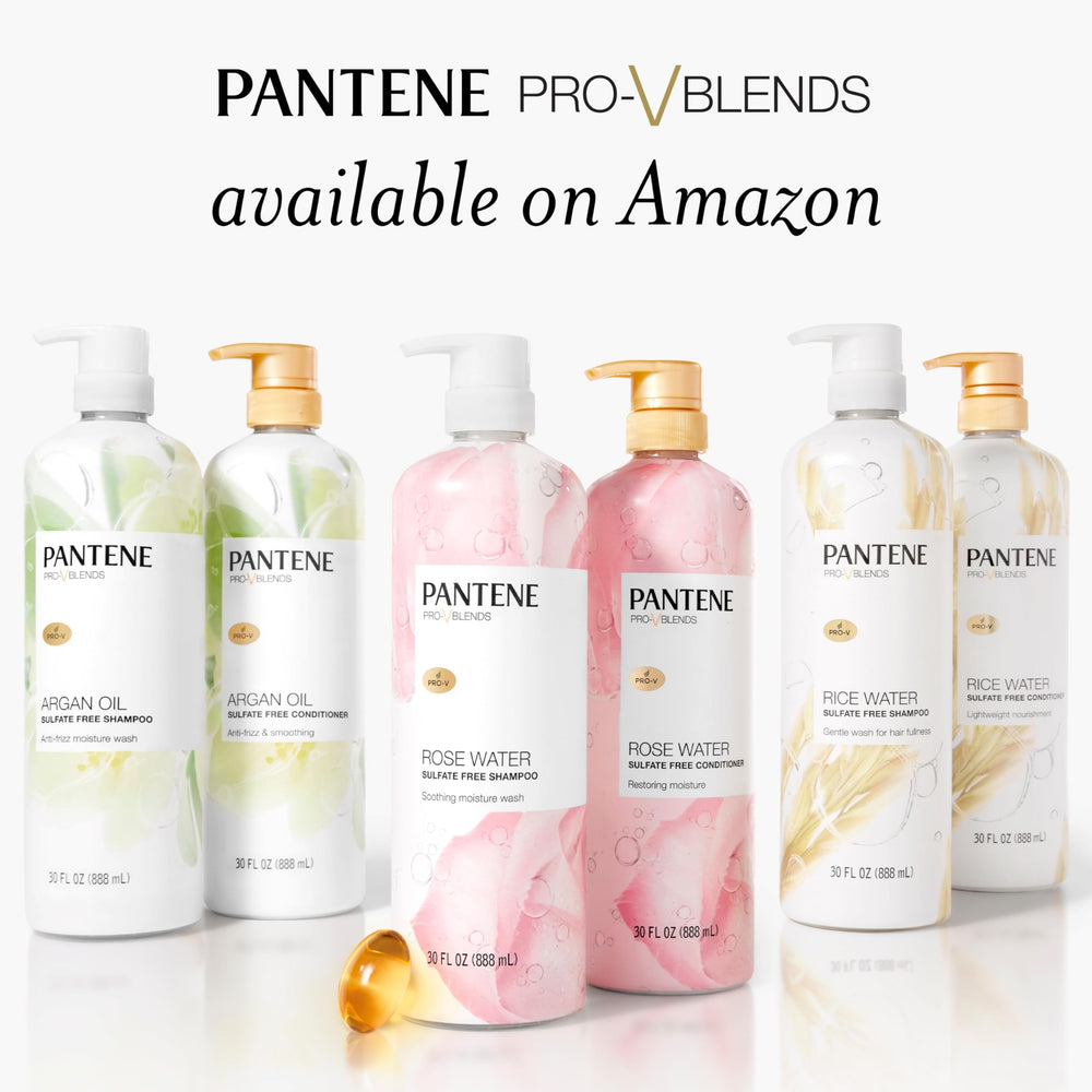 Pantene rice water after wash hair looking fuller and smoother