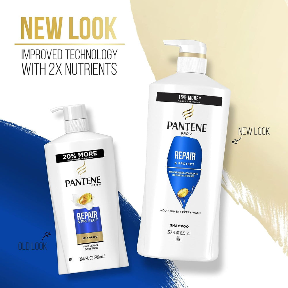 Applying Pantene Rescue Shot in hand for intensive targeted treatment