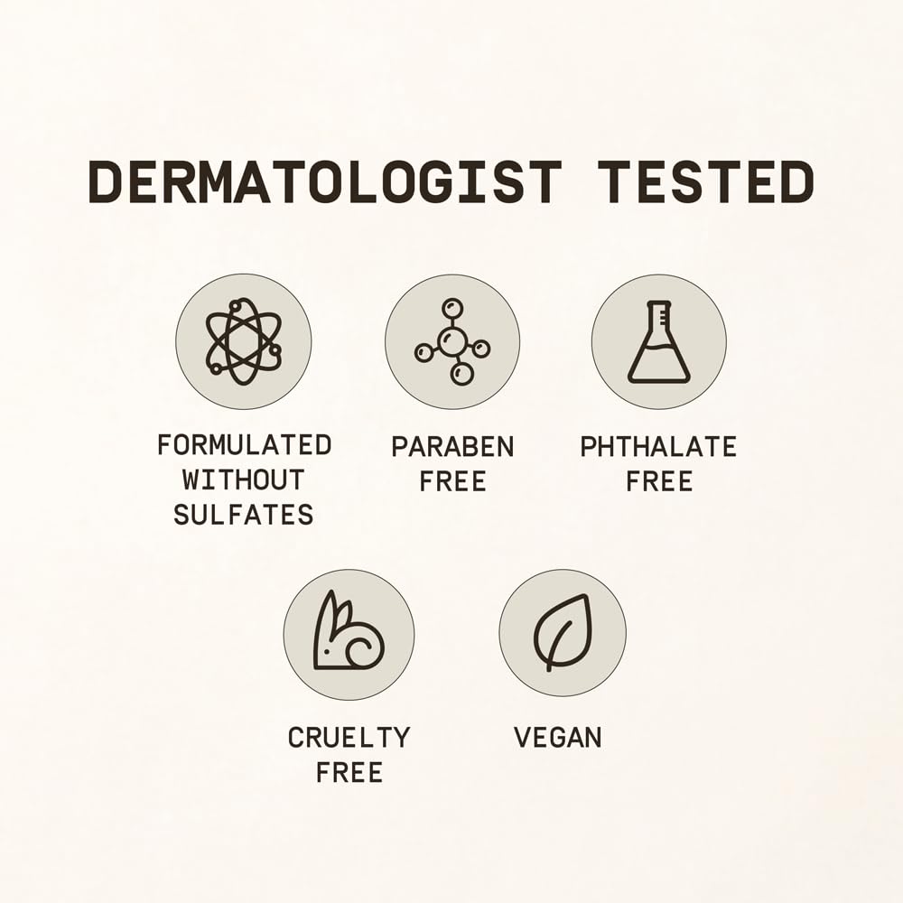 PAPATUI label closeup highlighting vegan, cruelty-free, and dermatologist-tested benefits