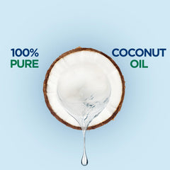 Parachute coconut oil pouring texture demonstrating smooth consistency