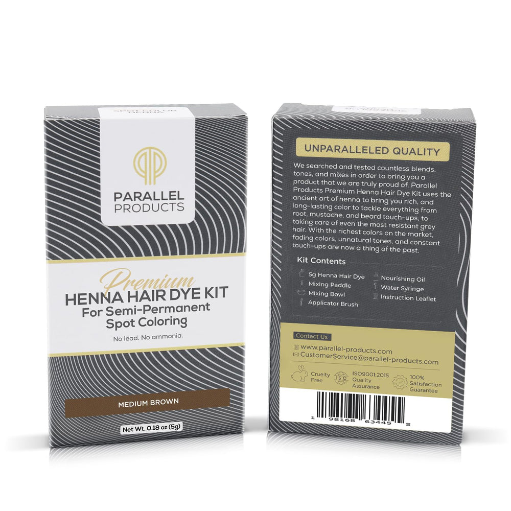 PARALLEL PRODUCTS henna powder close-up, fine texture for smooth mixing benefit