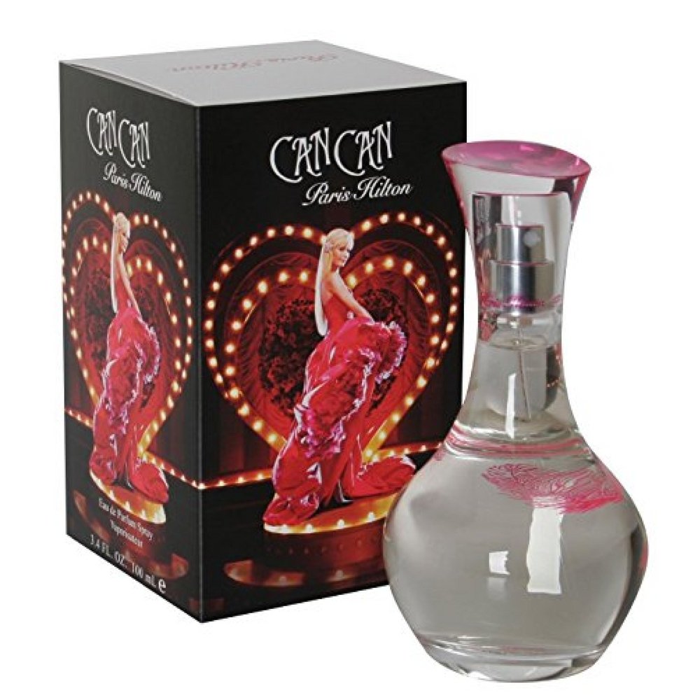 Paris Hilton Can Can front packaging showing bottle and branding, elevates style
