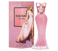 Paris Hilton Rose Rush front bottle showing elegant packaging and instant rose appeal