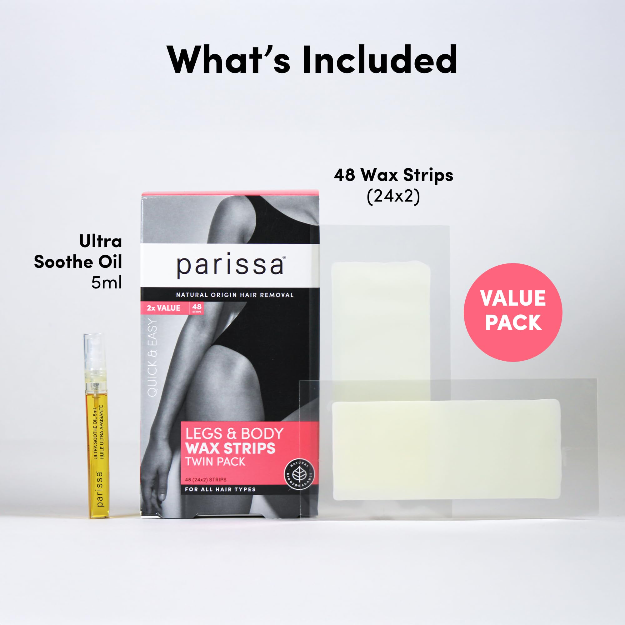Parissa strips warming in hands to activate no-heat wax quickly