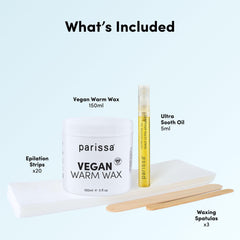 Parissa melted wax in microwave cup ready to apply and save time