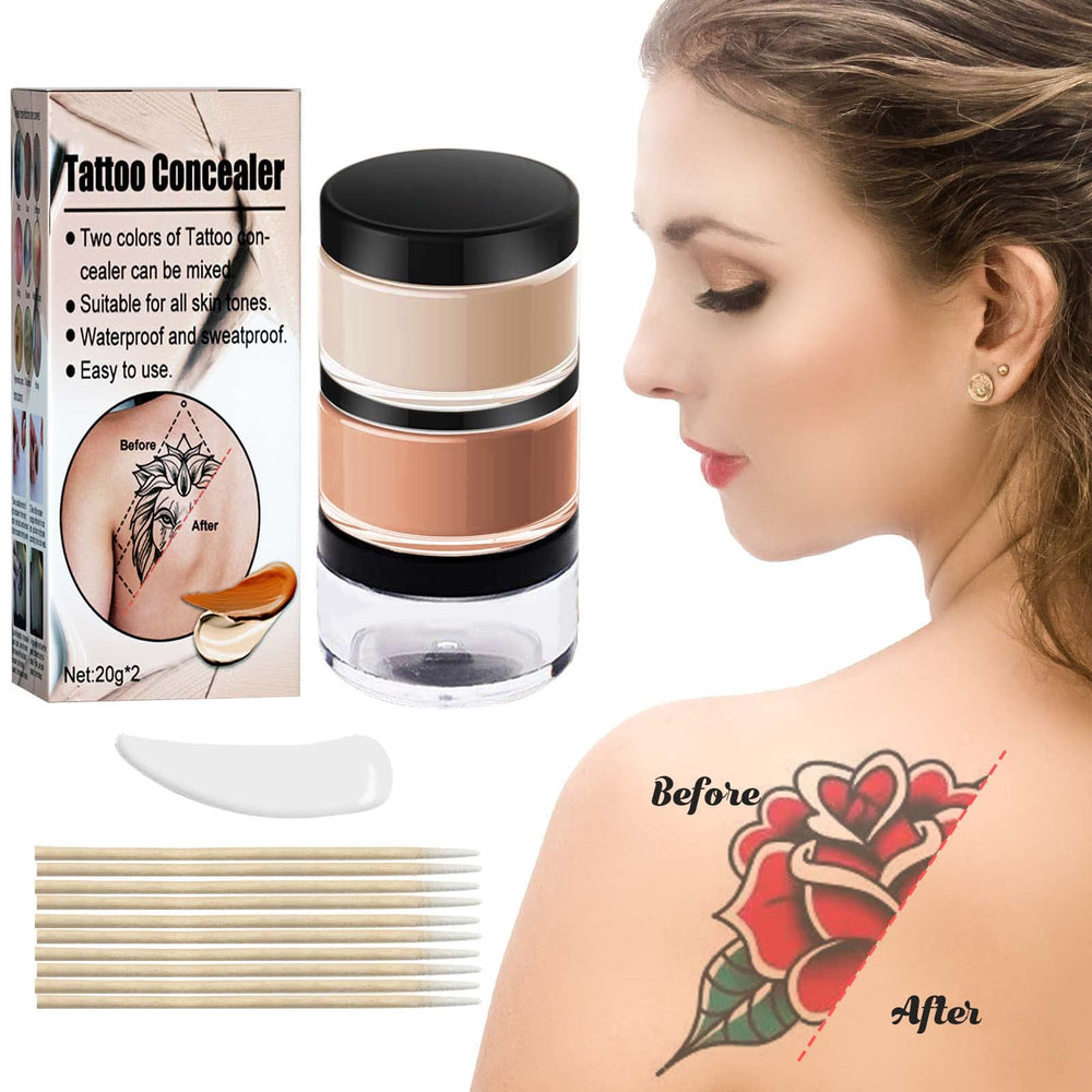 Pasobass front kit packaging showing compact concealer set and palette for travel convenience